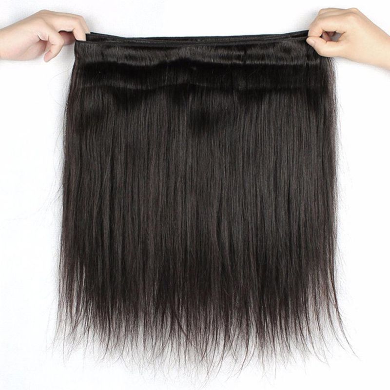 Black Straight Hair Bundles Bone Straight Human Hair Bundles 30 Inch Virgin Hair Bundles Brazilian Weave Human Hair Extensions