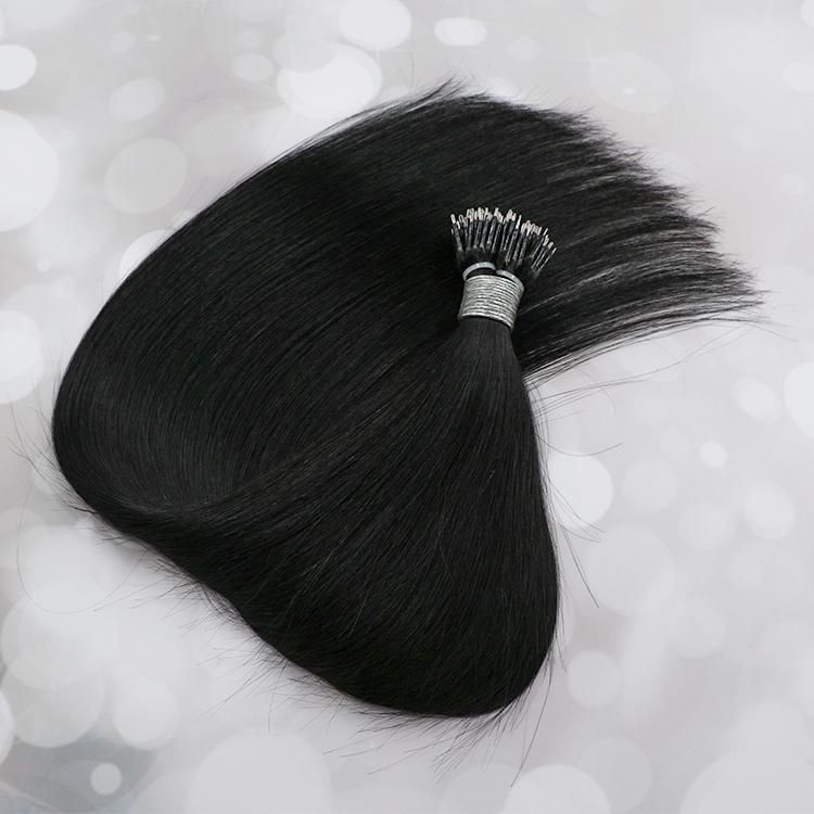 10-30inch 12A Wholesale Human Hair Extension Nano Rings Straight Virgin Hair