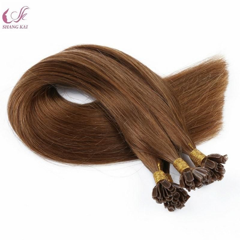 Wholesale Nail U Tip Hair Extension Brazilian Remy Straight U Tips Hair Extensions