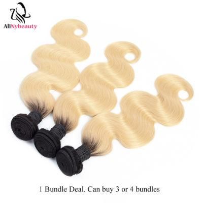 Alinybeauty Wholesale T1b/613 Virgin Human Hair Weave