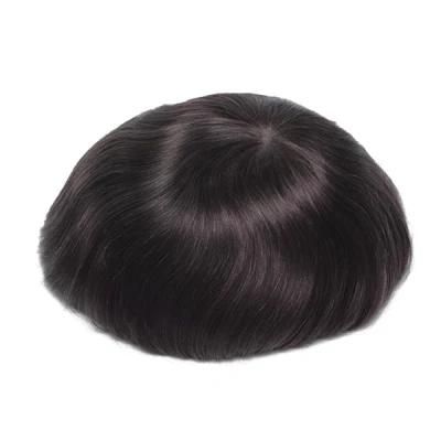 Luxury Men&prime;s Toupee - Custom Bleached Front Hair Line - Highest Quality Wigs
