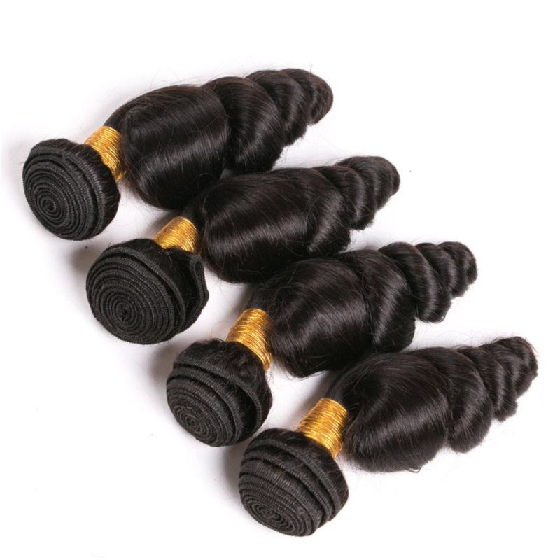 Loose Wave Brazilian Hair Bundles 28 Inch Long Bundle Unprocessed Real 100% Virgin Human Hair Weave Extension Natural Black Color