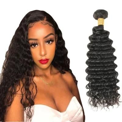 Luxuve 10A 11A 12A Grade Virgin Mink Brazilian Human Hair Extension Real Brazilian Deep Wave Hair Bundles