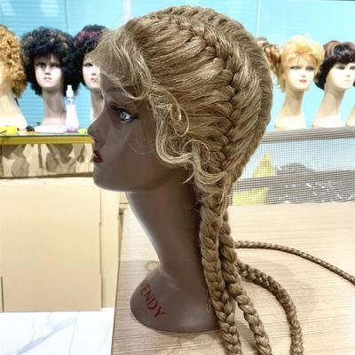 Quick Sale Synthetic Hair Wigs Nice Quality Braids Knotless Box Braided Large Wig