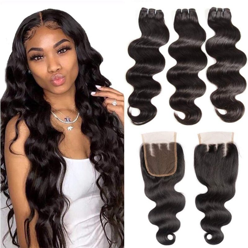 Kbeth Summer Sexy Closures Ready to Ship Real Human Hair 11A Brazilian 20 Inch Luxury Black Woman′ S Birthday Gift Long Lasting No Shedding Toupees