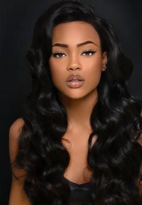 Bundle Brazilian Human Hair Weft Loose Deep 18 Inches Hair Weave Natural Color