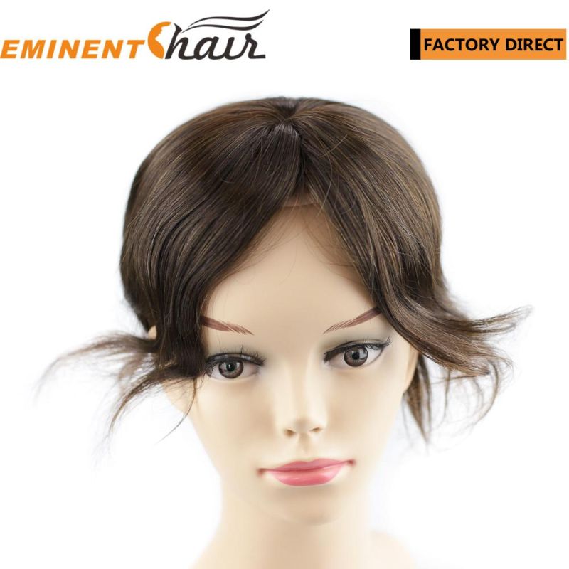 Human Hair Lace Toupee for Women Natural Hairline Hair System