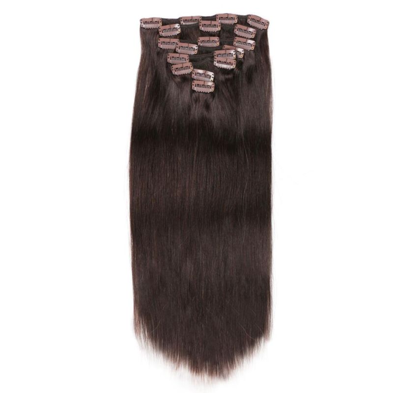 613# Blonde Color 100% Human Hair Clip in Hair Extensions