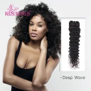 Malaysian Virgin Human Hair Weft Deep Wave Top Grade