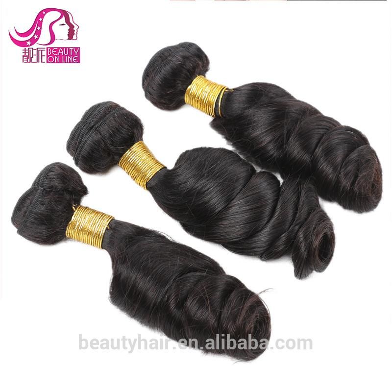 Best-Selling Unprocessed Brazilian Virgin Human Hair Loose Wave Cuticle Aligned Hair Bundles