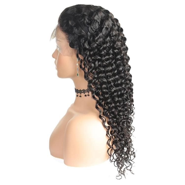 Wholesale 4X4 Deep Wavy Lace Frontal Human Hair Wigs
