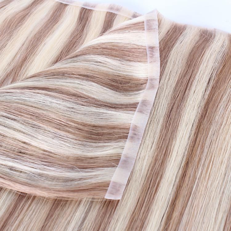 Heat Resistant Factory Price No Shedding No Tangle 100% Remy Human Hair Tape in Hair Extension