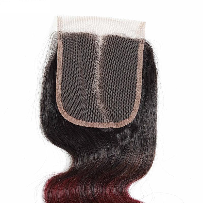 Wendyhair Body Wave Brazilian Remy Human Hair Top Closure