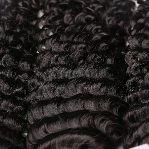 8A Grade Virgin Unprocessed Human Hair Virgin Chinese Hair Loose Wave 4 Bundles Loose Deep Curly Queen Weave Beauty Spring Curls