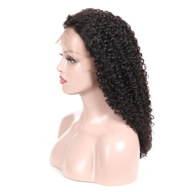 Kbeth Human Hair Wigs for Black Femme 2021 Fashion Summer Soft Breathable Lace Frontal 30 Inch Kinky Curly Bouncy Real Virgin Hair Wig Xuchang Best Factory