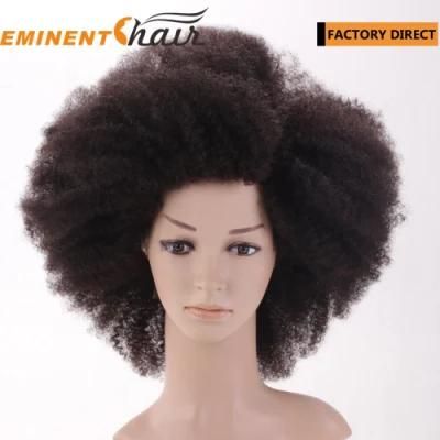 Instant Delivery Stock Afro Remy Human Hair Lace Wig