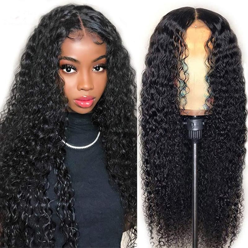 Wholesale Brazilian Virgin Hair Transparent Human Lace Front Wig HD for Black Women