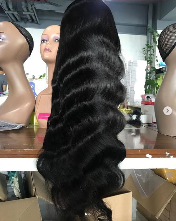 Sunlight Body Wave Pre Plucked Virgin Brazilian Remy 13X4lace Front Wigs
