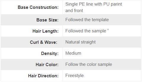 High Quality Integration Natural Hairpiece for Women