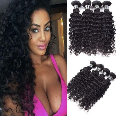 Deep Wave Natural Black Hair Raw Virgin Hair Factory Hair