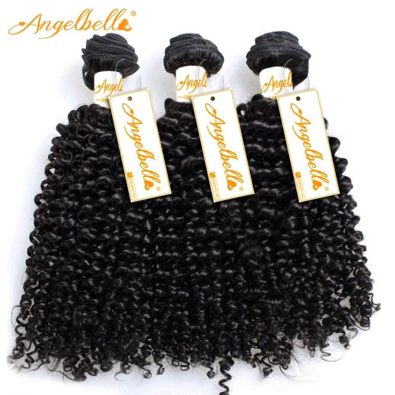 Angelbella Cuticle Aligned Hair Factory Kinky Curl Raw Mink Brazilian Human Hair