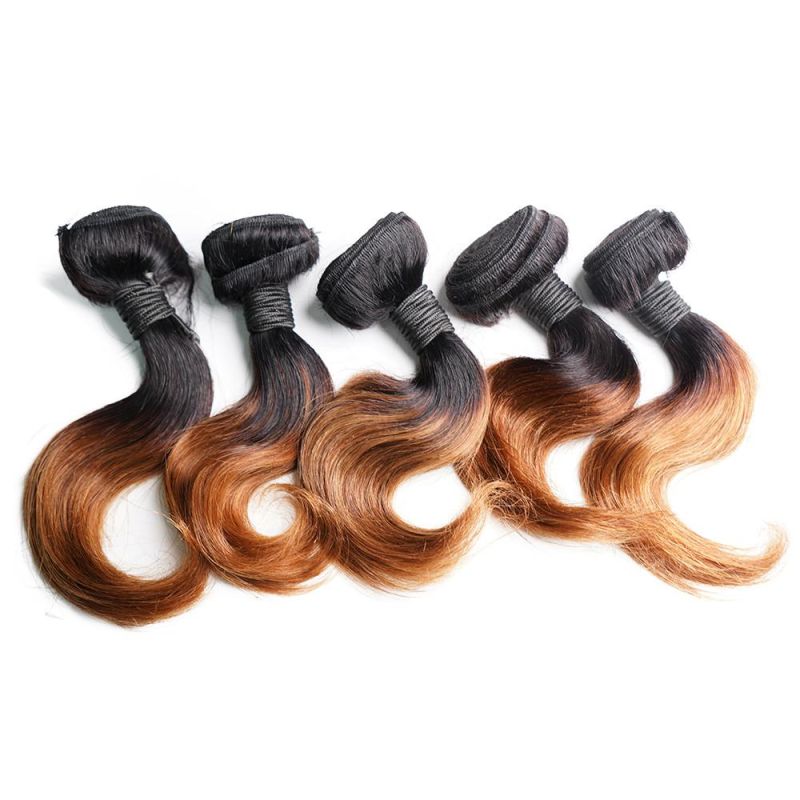 Human Hair Bundles Brazilian Human Hair Weave Ombre Hair Extensions