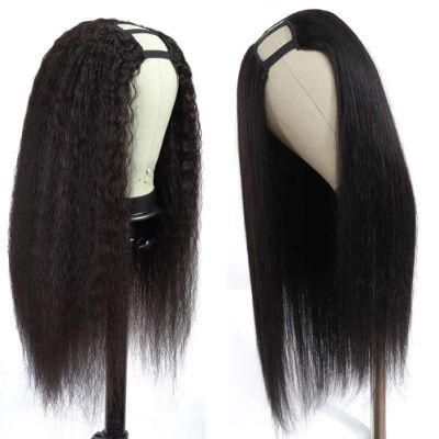 Kinky Straight Human Hair Wig, 30 Inch Straight Human Hair Wig, Kinky Straight Wig