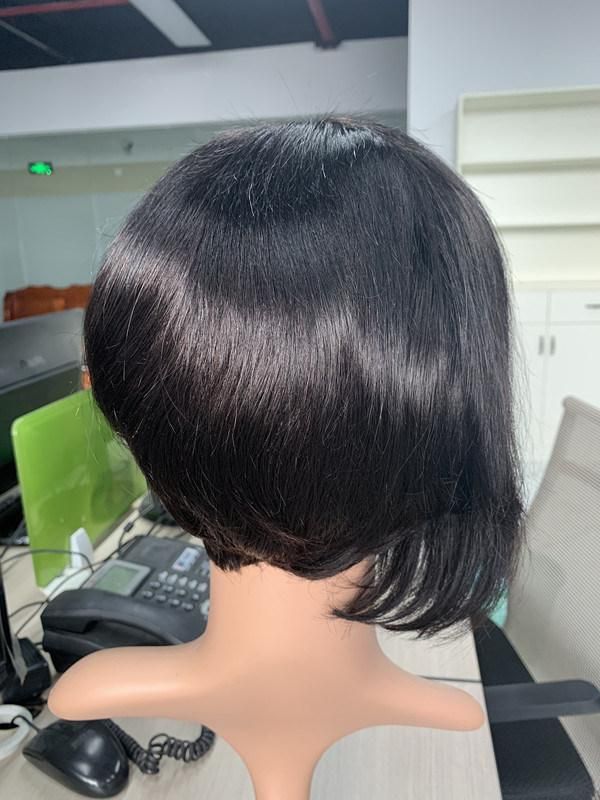 Peruvian Straight Wigs Short Wigs Human Hair Lace Front 13X4 Wig