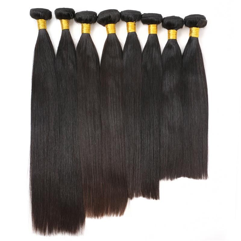 Top Quality Unprocessed Indian Virgin Remy Human Hair Extension Straight Natural Hair