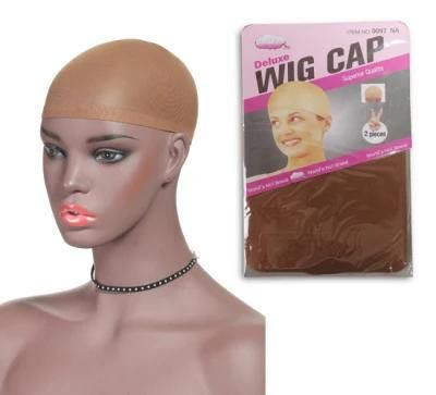 Skin Tone Color Stretchy Nylon Close End Wig Caps