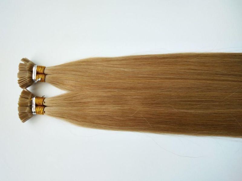 Top Quality Keratin Pre-Bonded Flat Tip Hair Extension Fusion Hair Weaving