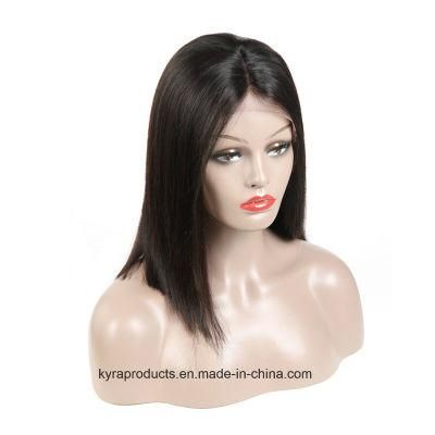 Factory Real Photo Brazilian/Peruvian Virgin Human Hair Blond Hair Lace Wig for Beauty Women