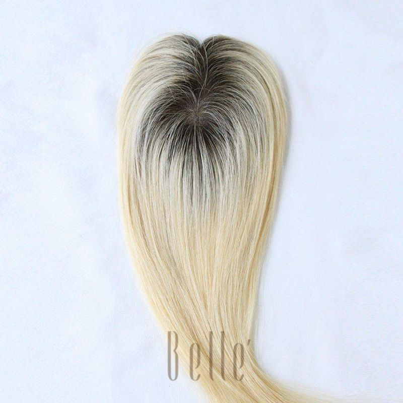 Belle 100% Virgin Human Hair Mono Topper