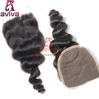 Best Unprocessed Burmese Virgin Hair Loose Wave with Closure Helene