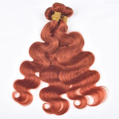 Pre Plucked Natural Hairline Hair, Orange Ginger Bundles Hair Bundles, Double Drawns or Weft Human Hair Bundles