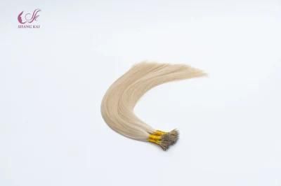Best Quality 100% Natural Hair Full Cuticle Russian Ponytail Hair Nano Rings Natural Hair