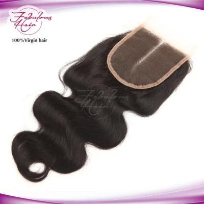 Unprocessed Virgin Human Hair 4*4 Body Wave Lace Closure