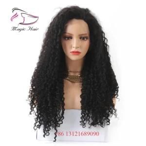 Tight Curly 180% Density Brazilian Human Hair for Women Lace Front Wigs