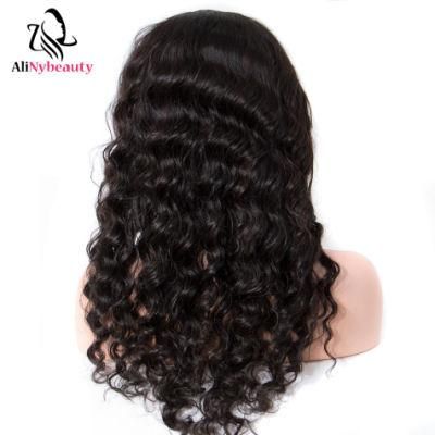 100% Human Hair Loose Deep Wave Lace Front Wig