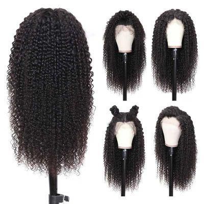 Deep Curly Part Brazilian Pre Pluck Lace Wig