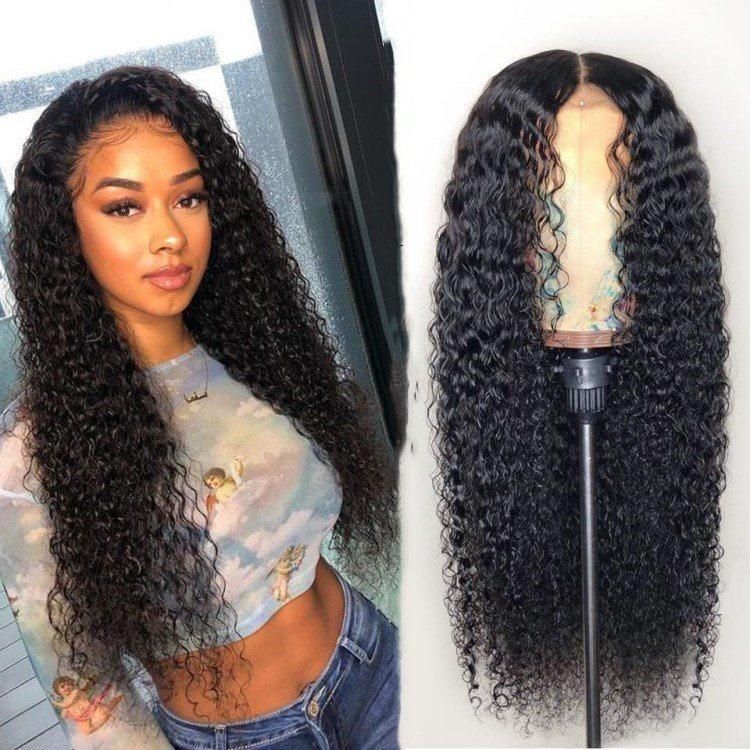 Unprocessed Virgin Hair Wig HD Lace Front 13X6 Curly Human Hair Wig