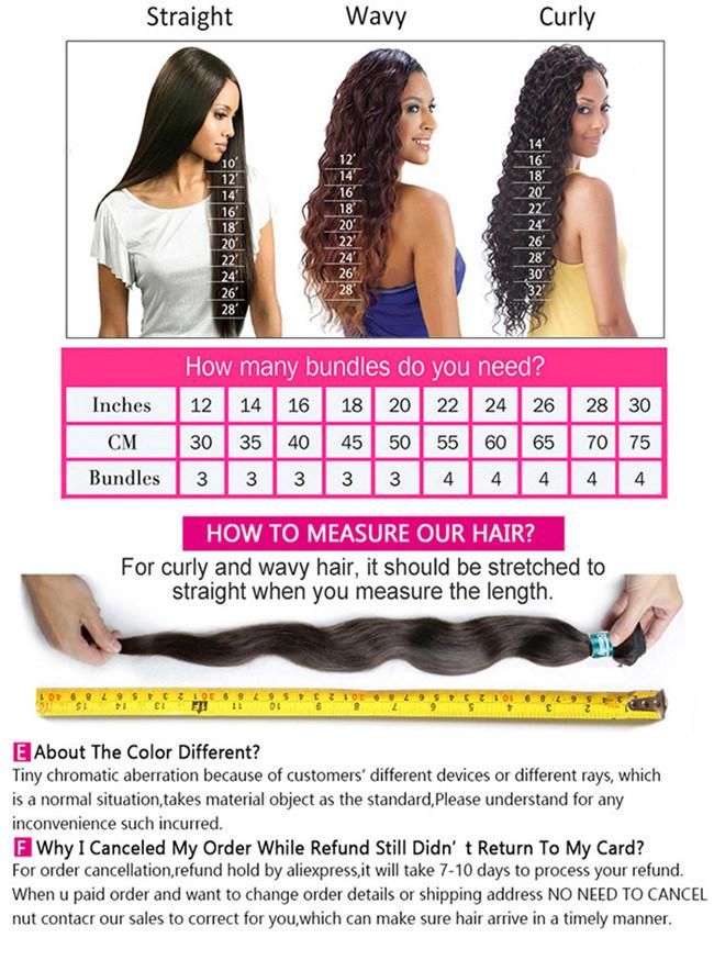 Unprocessed Brazilian Virgin Hair Extension Loose Wave 10-24 Inches Natural Color