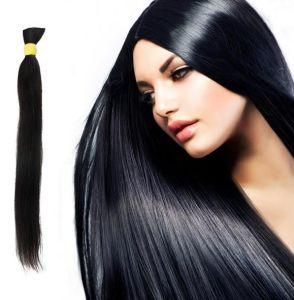 Scarlett 10&prime;&prime;-30&prime;&prime; Bulk Straight Brazilian Virgin Remy Human Hair Extensions 100% Unprocessed 5A Hair Bundle #1b Natural Black 100g