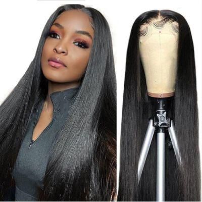 Bone Straight 13X4 Pre Plucked 150% Malaysian Remy Human Hair Wigs Bone Straight Closure Wig Lace Frontal Wigs for Women
