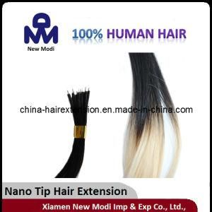 Virgin Brazilian Hair Nano Tip Human Hair Hair Extensions