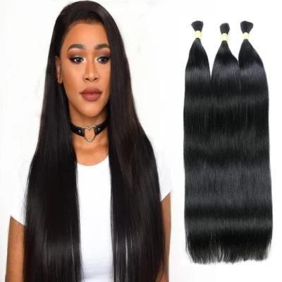 10A Grade Quality Remy Human Hair Bulk Hair Silky Straight Bulk Human Hair Bundles