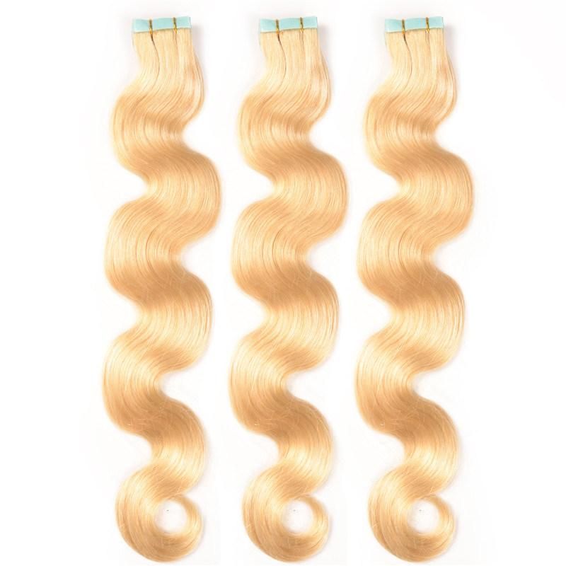 Tape in Human Hair Extensions 20PCS Natural Black Remy Brazilian Straight Skin Weft Hair Blonde Tape Hair Extensions Brown Sales