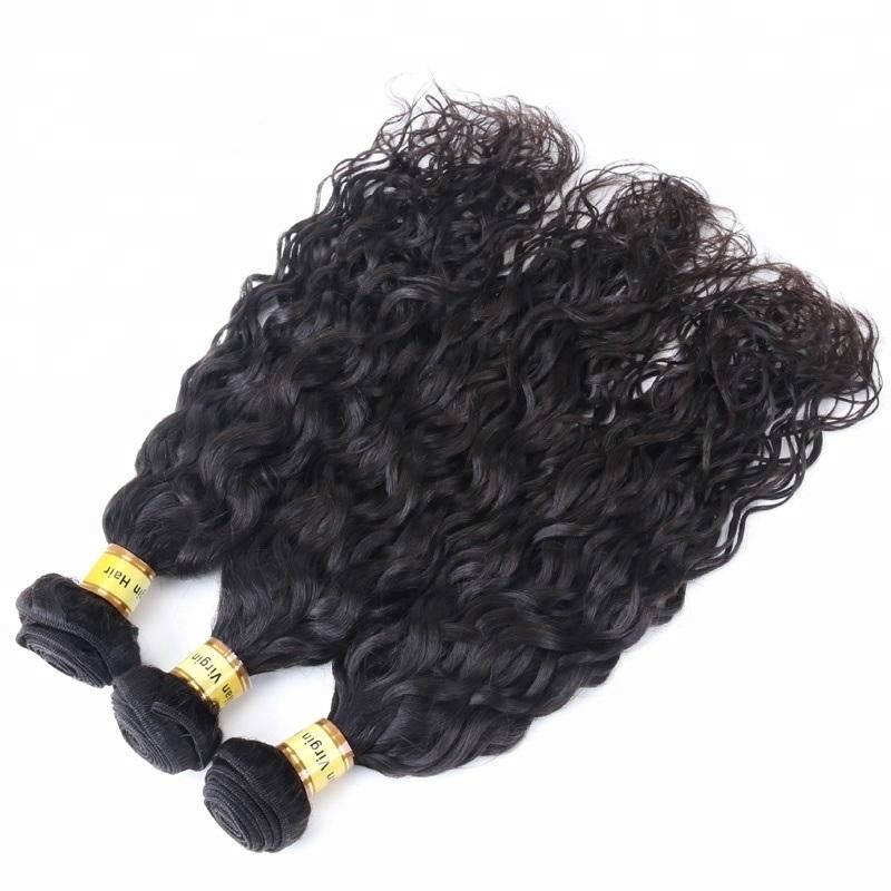 100% Human Hair Weave Unprocessed Wholesale Virgin Brazilian Hair Water Wave
