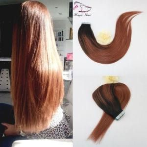 Peruvian 100% Unprocessed Brazilian Silk Straight Tape PU Virgin Human Hair Weave