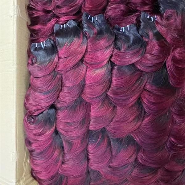 12A Grade Virgin Human Hair Bundle Red Color Hair Human Hair Extension